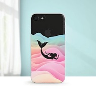 幻彩美人魚-透明軟殼- iPhone 14 pro, 13至iPhoneSE3, Samsung