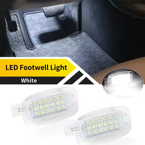 2pcs 6000K Rear Seat Footwell Light (one pair) for W221 S-class Sedan/Estate X204 GLK Class C197 SLS