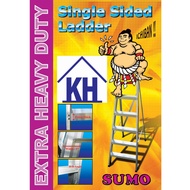 SUMO-KING Single Sided Aluminium Ladder / Tangga Aluminium Single Side / 单面梯子 [ 7 / 8 Steps] Ready S