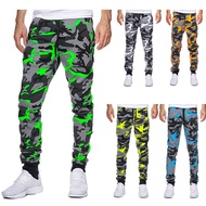 Casual Camouflage กลางเอว Plus Size Spot Sports Jogging Pants