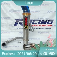HONDA DS4 DAENG SAI4 BLUE TIP 51 MM INLET UNIVERSAL EXHAUST FOR WAVE 125/KRISS/DASH/EX5/LAGENDA