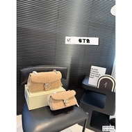 Ready Stock High Version with Folding Box All-Match Handy Tool tabby Suede Bacchus New Product Quilt