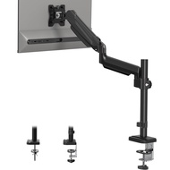 Single Monitor Desk Mount for 13 to 34 Inch Screens, Tall Monitor Arm Stand, Adjustable Gas Spring A