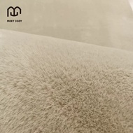 MEET COZY พรมปูพื้น วงรี/Oval ขนนุ่ม ผ้าขนกระต่ายเทียม พรมปูพื้นห้อ ที่สุดแห่งความนุ่ม carpet # 1 DE
