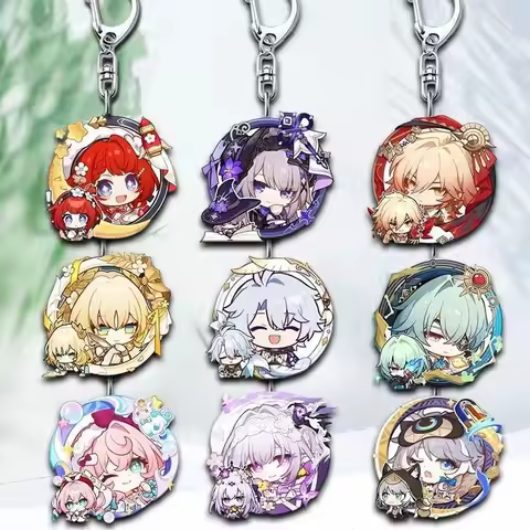 Acrylic Keychain for Honkai: Star Rail Phainon Mydeimos Anaxa Castorice The Herta Acheron Tribbie Ci