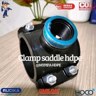HDPE Saddle Clamp 50mm x 1 Inch HDPE Pipe Connection 50mm x 1 Inch