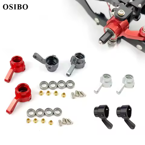 Metal Front Axle Bridge Steering Cup Turn Cup Kit for WPL C14 C24 C34 C44 B14 B1 B16 B24 B36 MN D90 