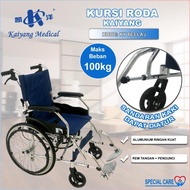 READY TERBARU KAIYANG 863 LAJ - Kursi Roda Premium Lipat Portable Traveling Alumunium Ringan Dewasa 