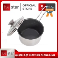 Fivestar 430 stainless steel handle pot 14cm non-stick
