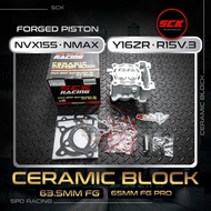 Yamaha Y16 / Y16ZR / NVX 155/ NMAX/ R15 V3 | Ceramic Block FG PRO (63.5mm FG / 65mm FG Pro) | Forged