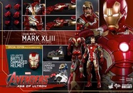 全新 Hottoys MMS278 D09 Avengers Age of Ultron Mark XLIII Special Edition - hot toys MMS 278 復仇者聯盟 2 奧創紀元 mark 43 特別版 Ironman Iron man 鐵甲奇俠