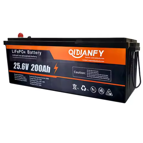 Dumfume 12V 600Ah LiFePO4 Lithium Battery Built In 200A BMS 7680W Power Output Home Backup Energy RV
