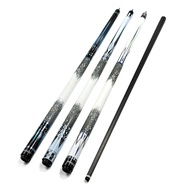 Leather Grip Nine-Ball Pool Cue Set for Pure Carbon Fiber Cue High-Tech Style Black 8-Ball Cue