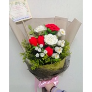 Crochet flower / crochet flower bouquet