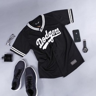 LA DODGERS BLACK UNISEX BASEBALL JERSEY