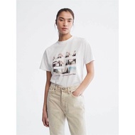 [Multicolor] Calvin Klein Cityscape Crewneck Women'S T-Shirt