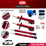APM Performax Toyota Vios NCP93 (07'-13') Heavy Duty Sport Absorber Front, Rear Set W/DENCO Complete