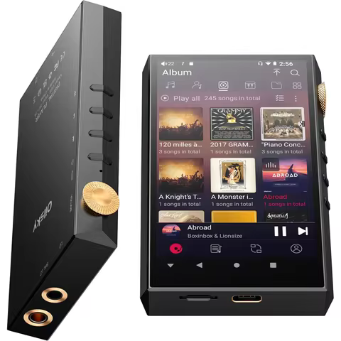 Hi-Res Audio Player, Oilsky 160GB(32GB+128GB) HiFi MP3 Player Bluetooth and WiFi, 4.4mm Balanced, Du