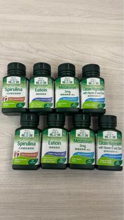 加拿大楓之寶 Spirulina, Lutein, Melatonin, Calcium Magnesium with Vitamin D and Zinc
