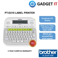 Brother P-Touch PT-D210 Desktop Labelling Machine D210 PTD210 D210