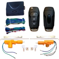 bkk_xenon CF235-1 Car Central Lock Set With 2 Remote Keys 24V For 2-Door Cars Can Be Used With All M
