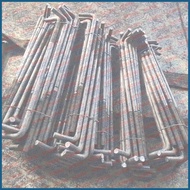 ⚕ ▧ ❖ 1SET 5/8 inches A307 4140 BI Anchor Bolt with nut and washer | L Bolt | Hook Bolt for Concret