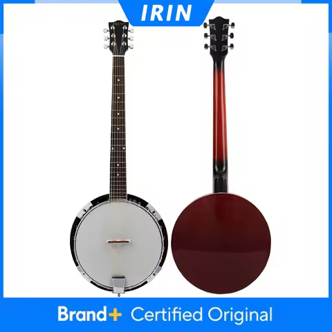 IRIN 22 Frets 6 Strings Banjo Guitar Sapele 6 Strings Guitar Rosewood Fingerboard Banjo Professional