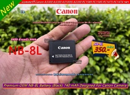 Canon NB-8L แบตกล้อง Canon PC1474 PC1475 PC1585 PC1589 PC1590 A3300 A3200 A3100 IS A3000 IS A2200 A1