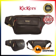 KICKERS ORIGINAL COW LEATHER WAIST POUCH BAG BEG LELAKI KULIT ORIGINAL LEMBU ASLI BEG PINGGANG BRAND