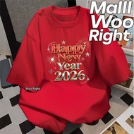COD (Delivery within 24 hours)Red men's t-shirt 2026 Congratulations CNY Pay when receiving delivery