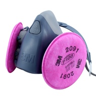 3M 7502Gas Set Welding Oil Respirator2091cn 2097Filter Cotton Dustproof Set