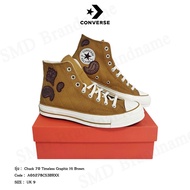 Converse รองเท้าผ้าใบ รุ่น CHUCK 70 TIMELESS GRAPHIC HI BROWN Code: A05278CS3BRXX