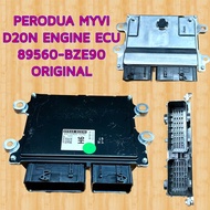 PERODUA MYVI D20N ENGINE ECU 89560-BZE90 H6 ORIGINAL ORIGINAL READY STOCK