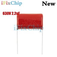 10PCS 630V225J Pitch 25MM 2.2UF 2200NF 225 630V CBB Polypropylene film capacitor