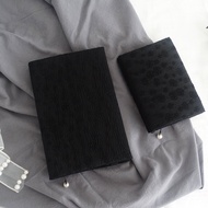 Book Cover Fabric Cover Black A5-A6 Handbooks Diaries Notebooks Stain Resistant Book Cover Protectiv
