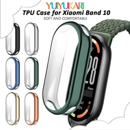 TPU Case For Xiaomi Mi Band 10 Soft TPU Cover Screen Protector Protective Bumper Accessories For Mib