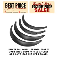Universal Wheel Fender Flares Over Wide Body Wheel Arches ABS Auto Car Kit 4PCS
