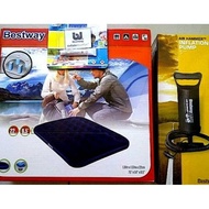 kasur angin double way pompa + lem kasur busa matras lipat camping murrah