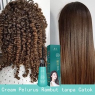 Krim pelurus rambut Rambut lurus permanen dan pelembut dengan sisir