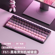 Cost EffectiveF61 Wired 61 Backlit Mechanical Keyboard Portable Game Computer Game Office Notebook P