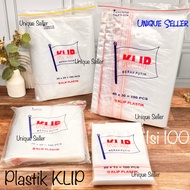 [Contents 100] Plastic Clips 13x20 20x30 25x35 30x40 20x13 30x20 cm Plastic Zipper Zip Lock Cetik Cl