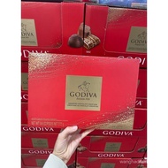 Ready Stock Canada GODIVA GODIVA Sandwich Milk Dark Chocolate Christmas Gold Gift Box 27 Yuan 272g