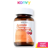 Vistra Acerola Cherry 1000mg PLUS Citrus Bioflavavonoids วิสทร้า ผลิตภัณฑ์เสริมอาหาร