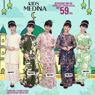 KOLEKSI BAJU KURUNG IRONLESS KANAK-KANAK PEREMPUAN BY ANGGUN COTTON COLLECTION/KIDS MEDINA