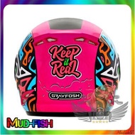 TOPI BUDAK GRAYFOSH JUNIOR KIDS HELMET WITH VISOR (G6) (57CM)