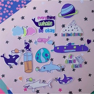 PUKA Dangdut Whale Sticker