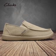 Clarks Men Driftlite Step Slip on Shoes - สีเทา รองเท้าผ้าใบลำลองผู้ชายน้ำหนักเบาหรูหรา Men Combinat