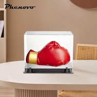 [Phenovo] Boxing Glove Display Case Fathers Day Gifts for Dad Protection Sports Collectibles Display