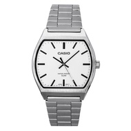 Casio Standard Analog Stainless Steel White Dial Quartz MTP-B140D-7A Men's Watch