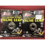 IKK RACING GEARBOX KRISS110 KRISS 1 MODERNAS KRISS 2 GEAR BOX RACING 4TH 22TH GEAR 4 29TH GEAR BOX 4